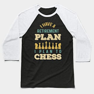 Chess pensioner gift pension Baseball T-Shirt